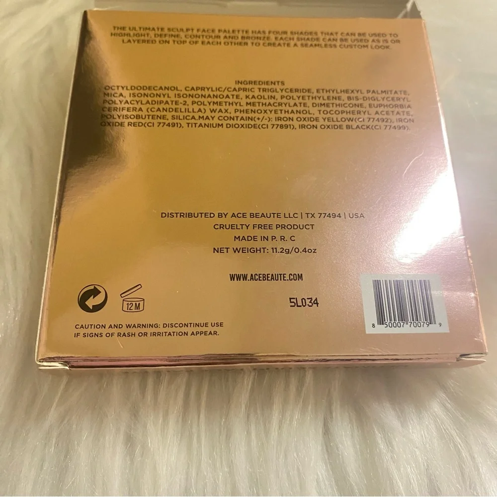 NIB ACE BEAUTE Sculpting palette
